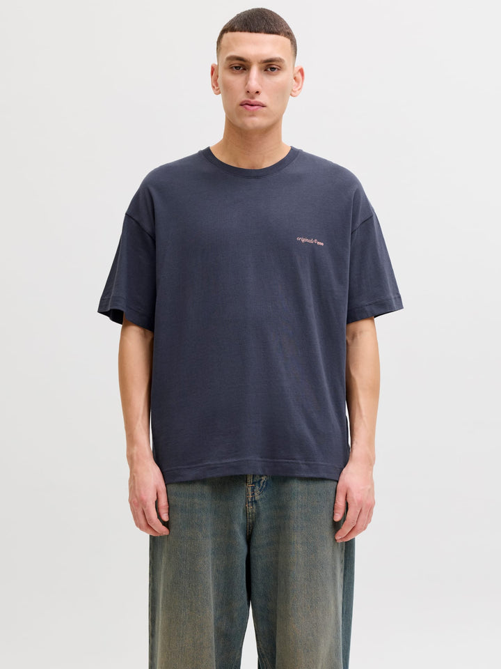 Jack & Jones T-shirt k/m heren antraciet – Montauk