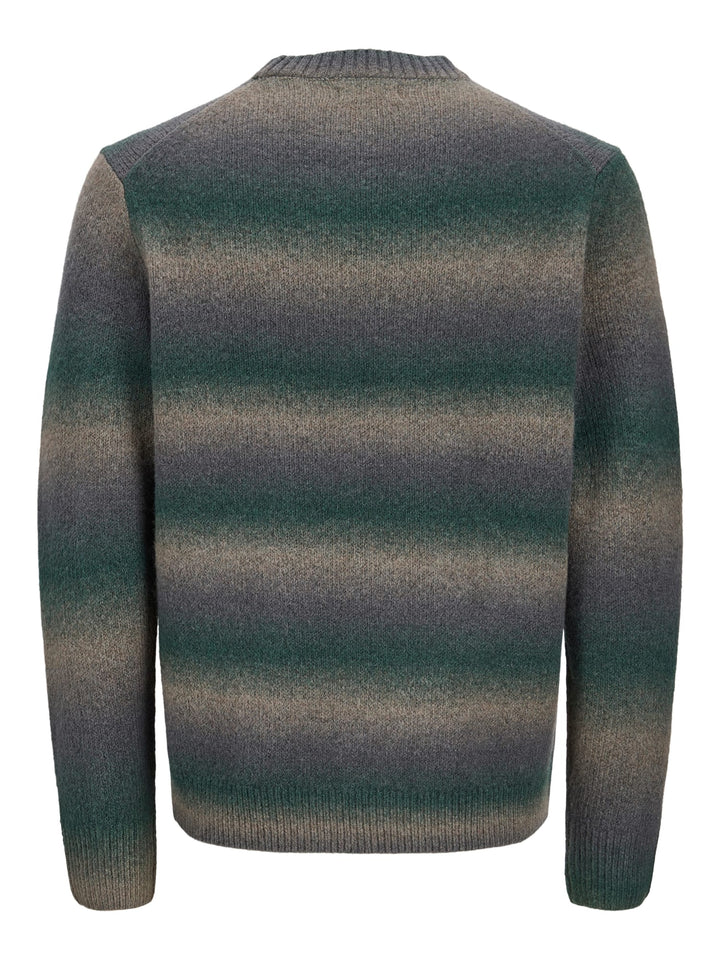 Jack &amp; Jones 12305671 Benson trui heren groen dessin