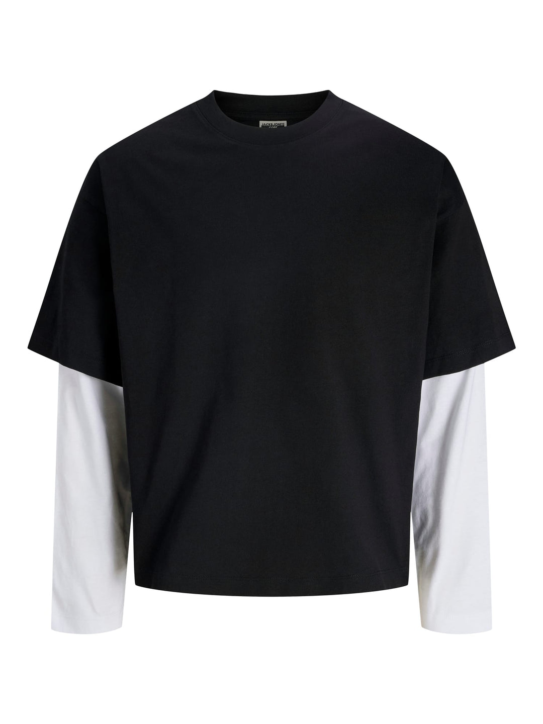 Jack & Jones 12307807 Biarritz T-shirt l/m – heren - Zwart