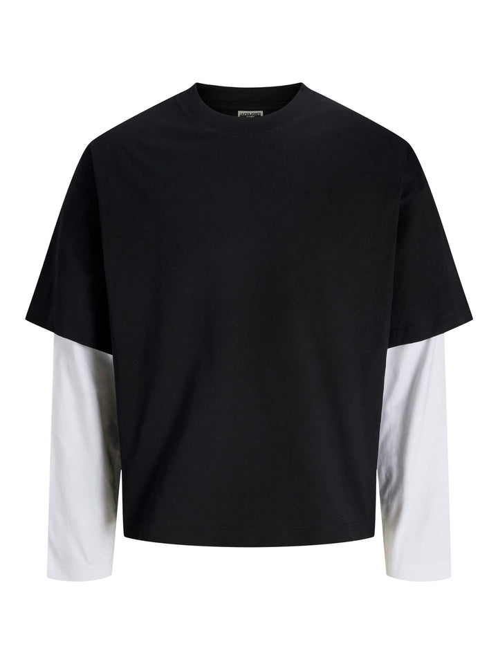 Jack & Jones 12307807 Biarritz T-shirt zwart – heren