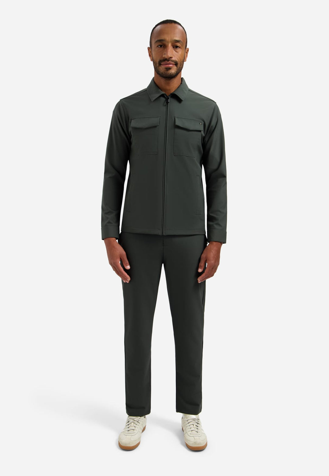 No Excess N705016 lange broek olijf – heren - Grijs - L34