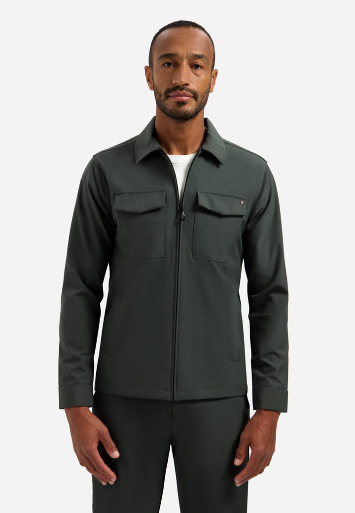 No excess N5104 winterjas heren olijf - Grijs