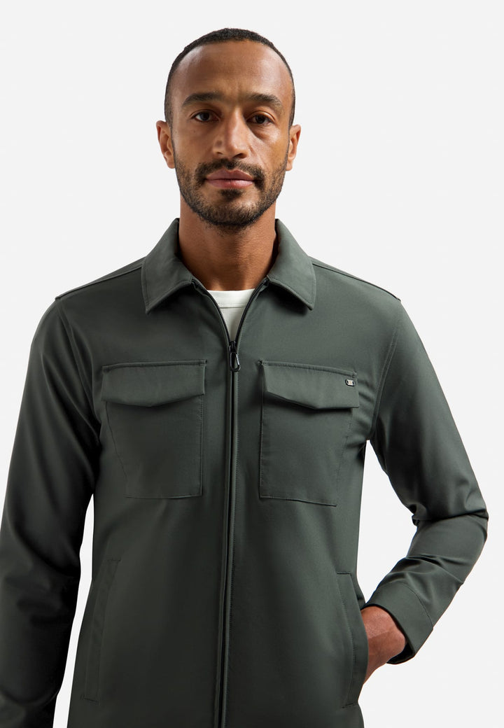 No excess N5104 winterjas heren olijf - Grijs