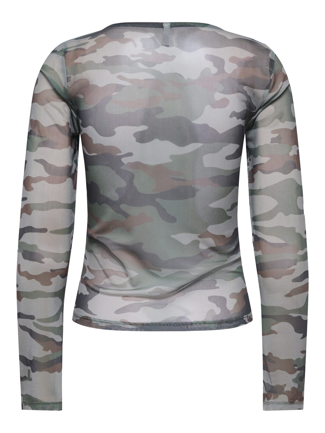 Only 15384102 Nox top l/m dames groen dessin