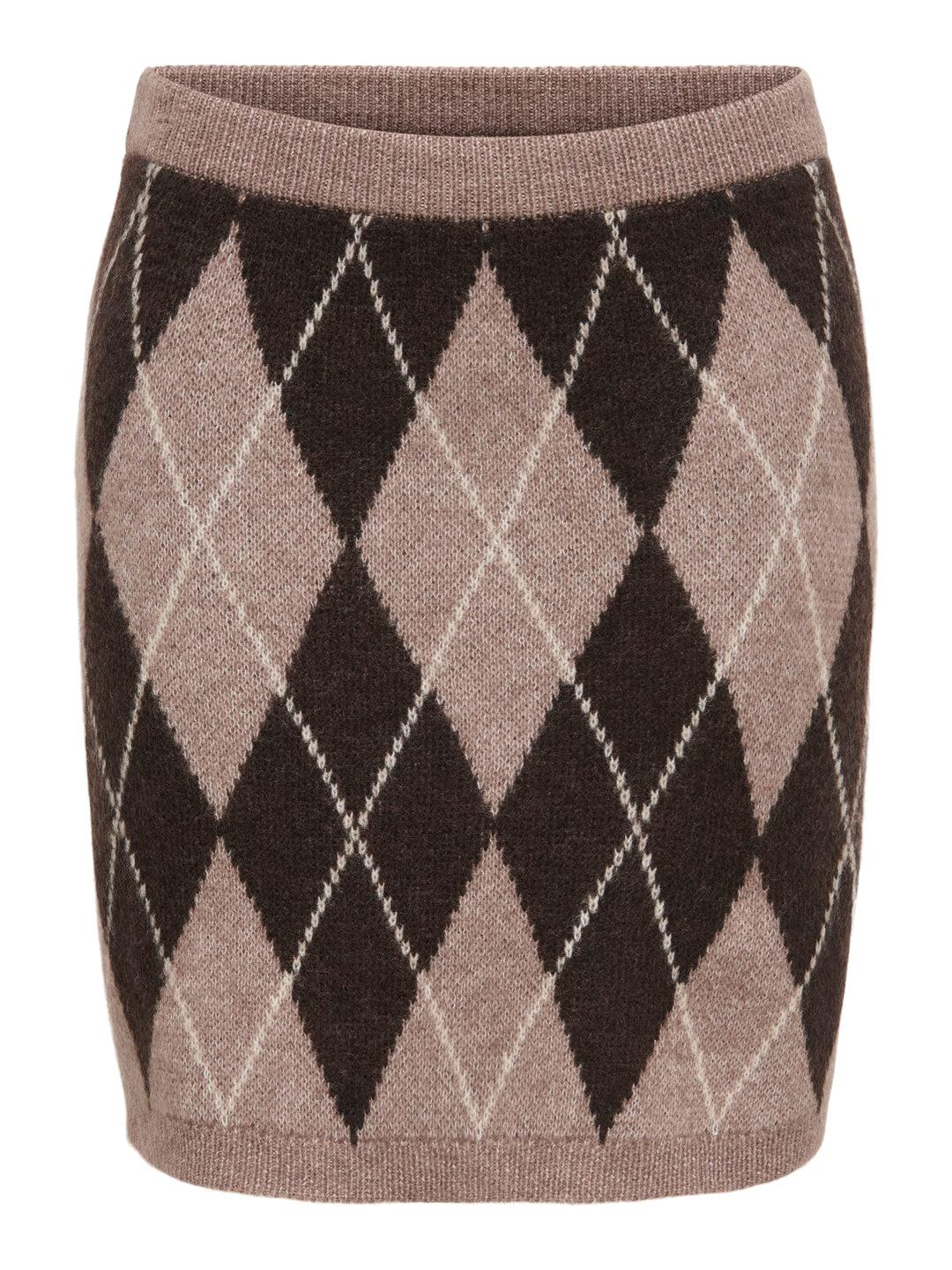 jacqueline de yong Bianka rok kort dames bruin dessin