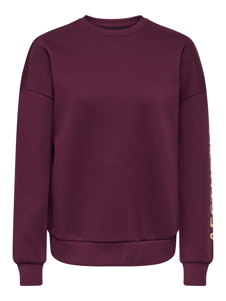 Only 15365859 Zenja sweater dames bordeaux