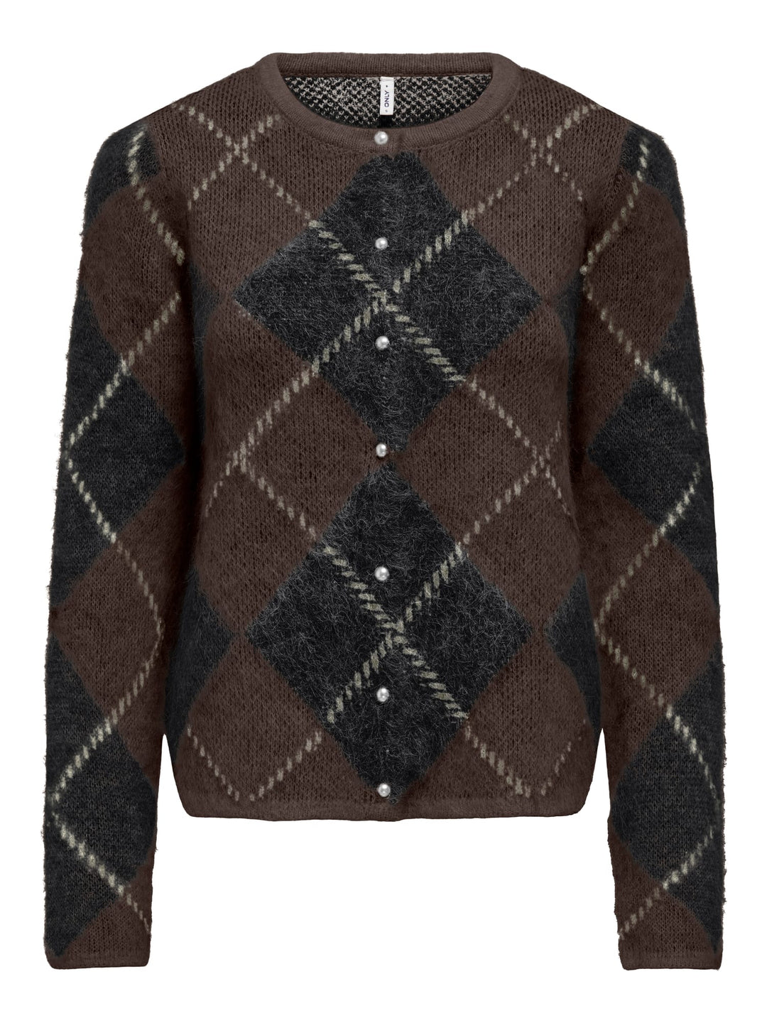 Only 15378142 Noeme trui bruin dessin – dames