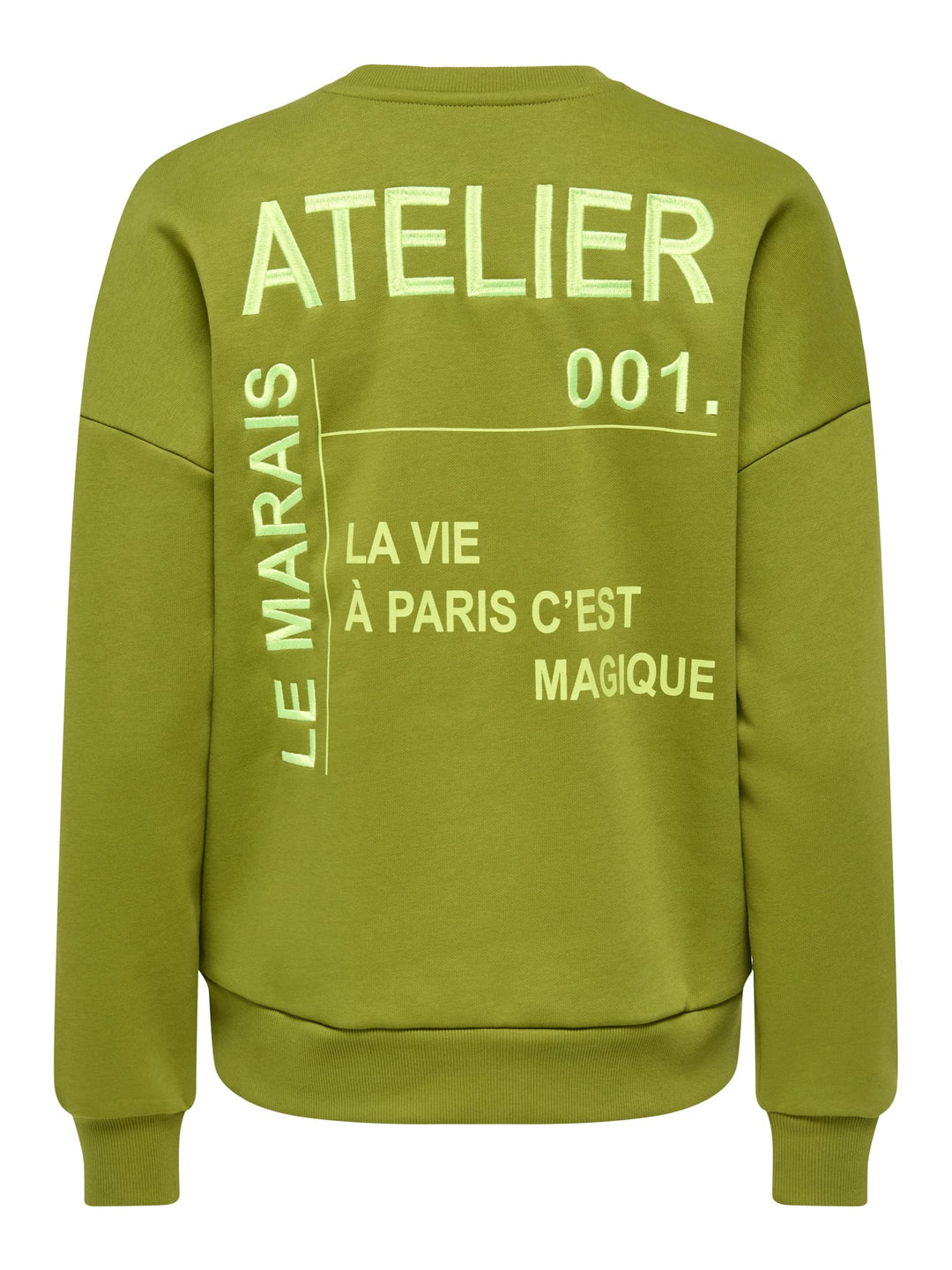 Only Zenja sweater groen – dames