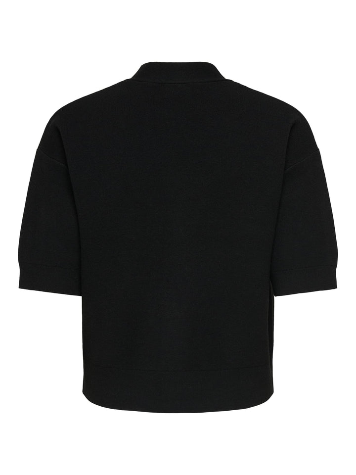 jacqueline de yong 15366193 prime vest gebreid zwart