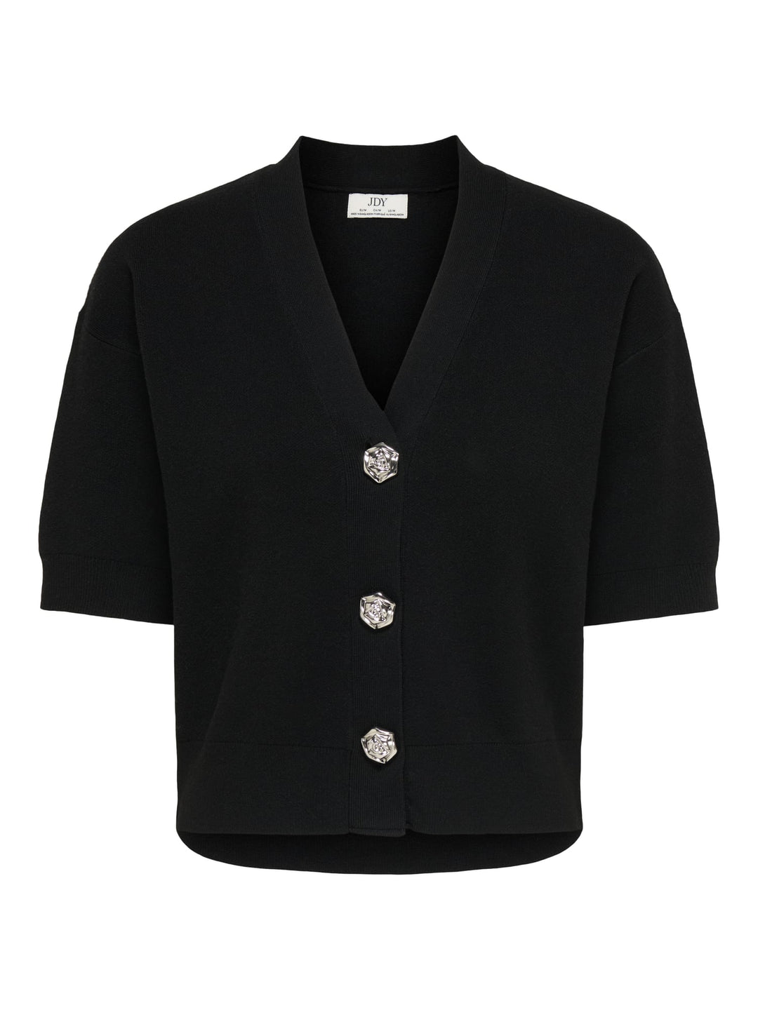 jacqueline de yong 15366193 prime vest gebreid zwart
