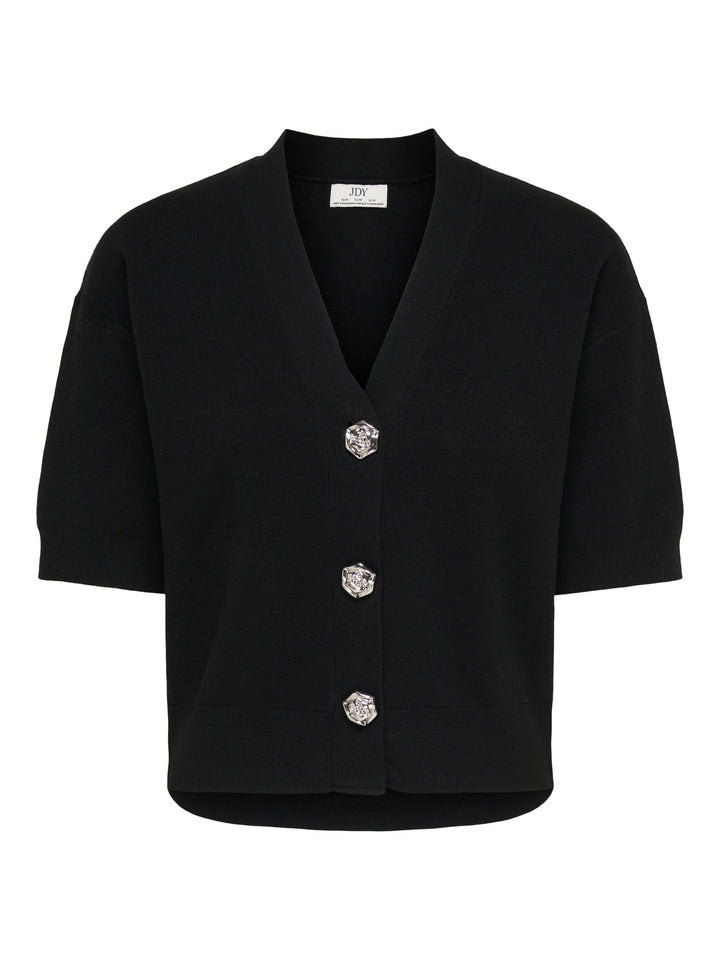 jacqueline de yong 15366193 prime vest gebreid zwart