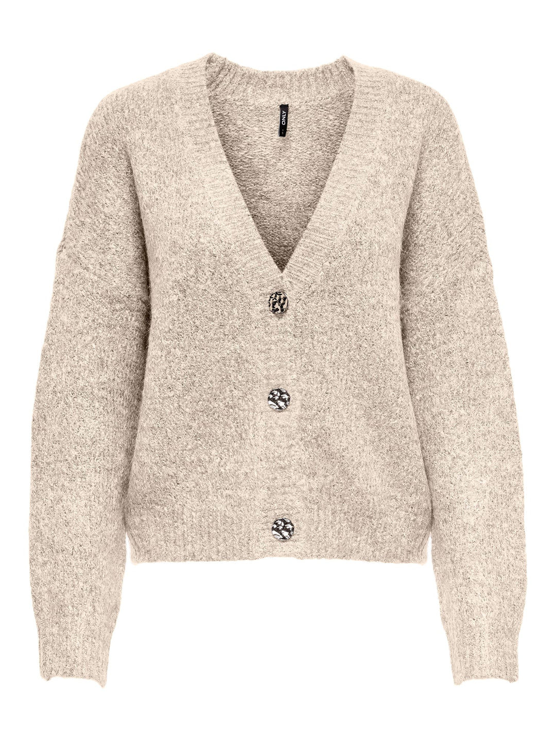 Only 15215618 Zoey vest gebreid dames – beige