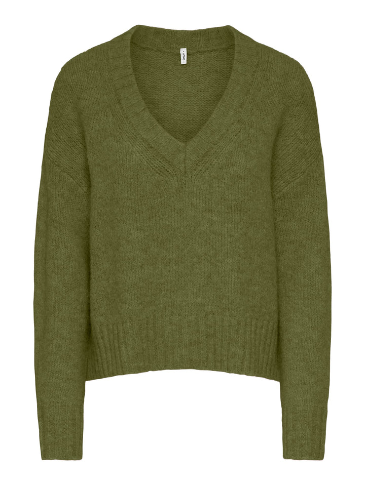 Only 15382494 Fiona trui groen melee – dames