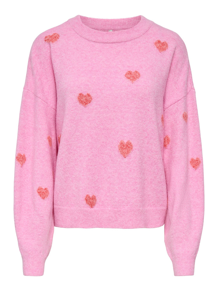 Only Rica trui dames roze dessin