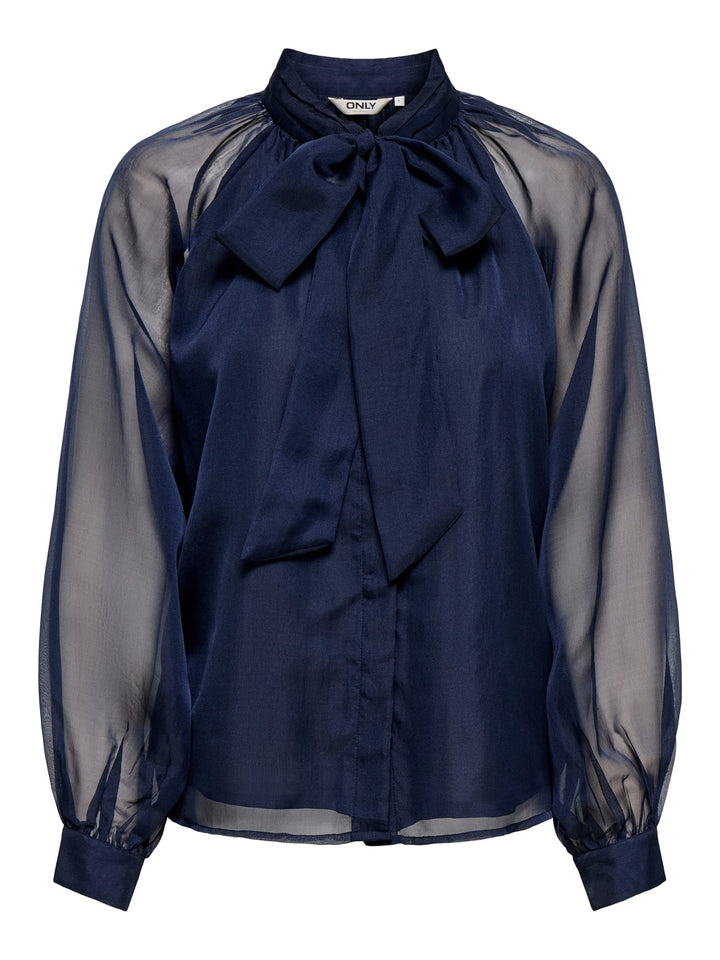 Only 15383194 Lumeria top l/m dames navy