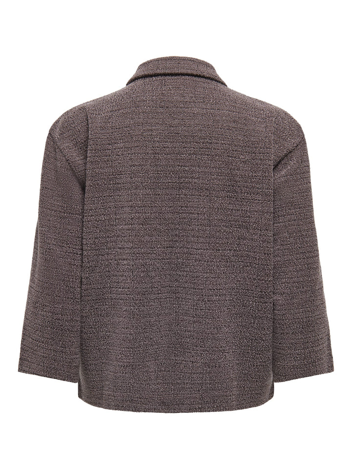 Jacqueline de Yong 15379847 Dorit gebreid vest taupe