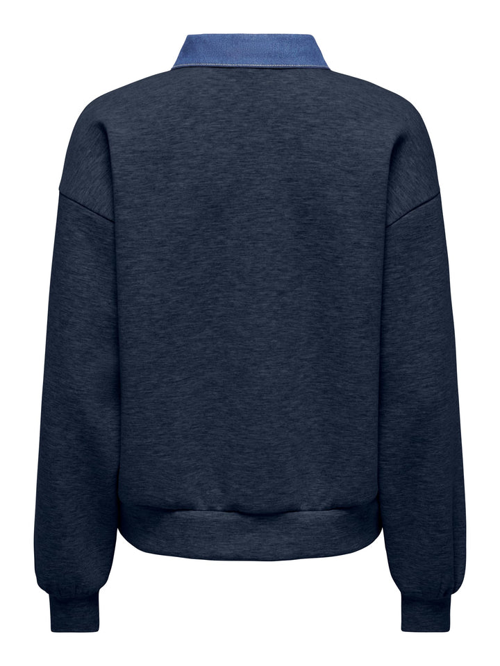 Only 15389568 Scarlet polo l/m dames – navy