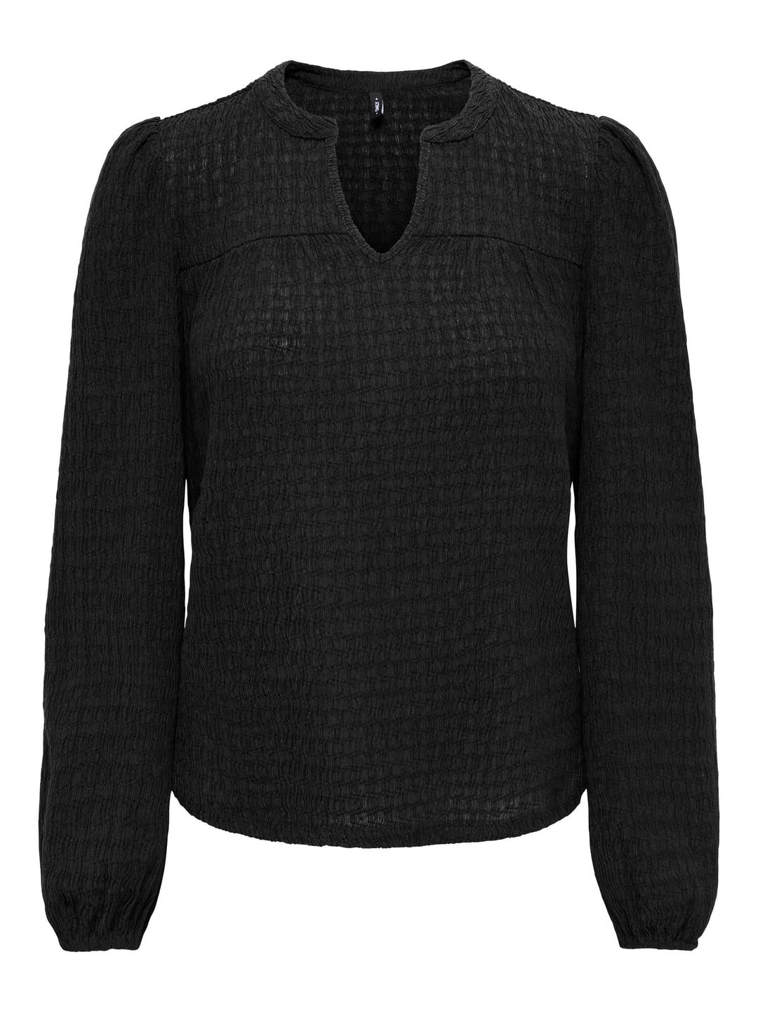 Only 15384066 Lilse top l/m dames zwart
