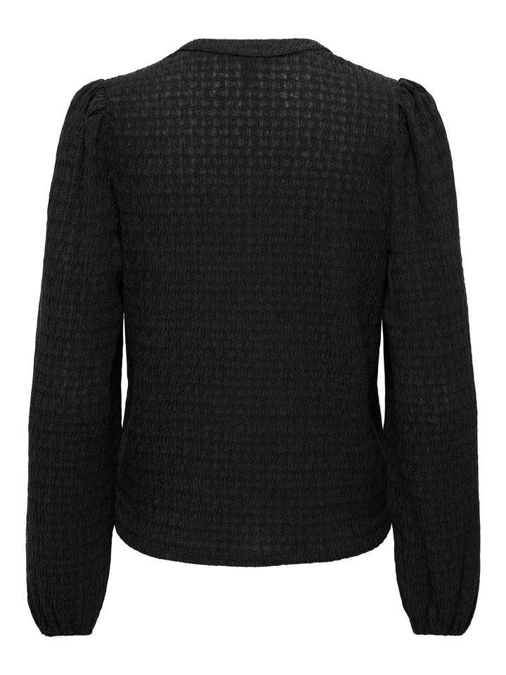 Only 15384066 Lilse top l/m dames zwart