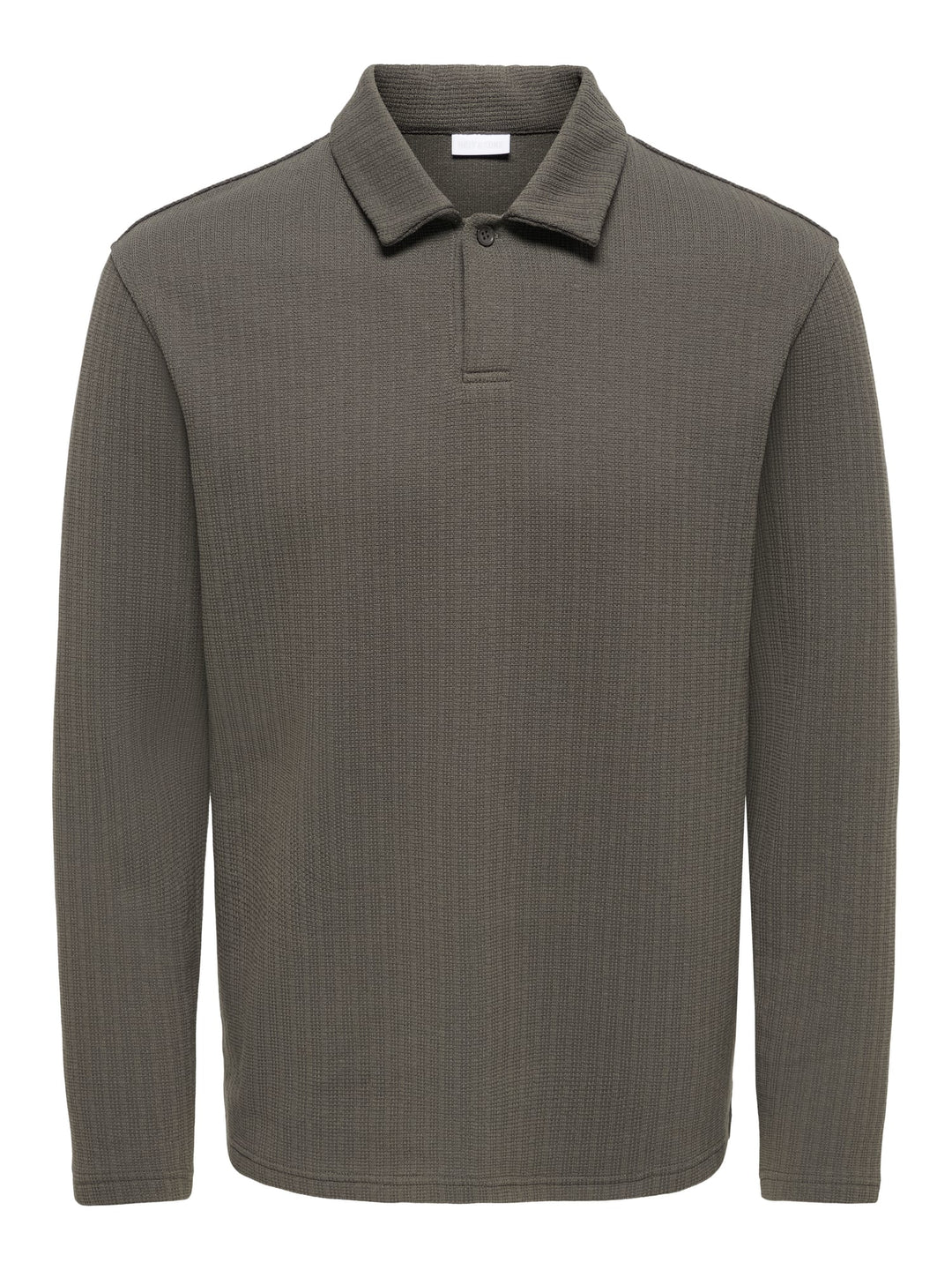 ONLY &amp; SONS 22039242 Trey polo l/m donkergroen – heren