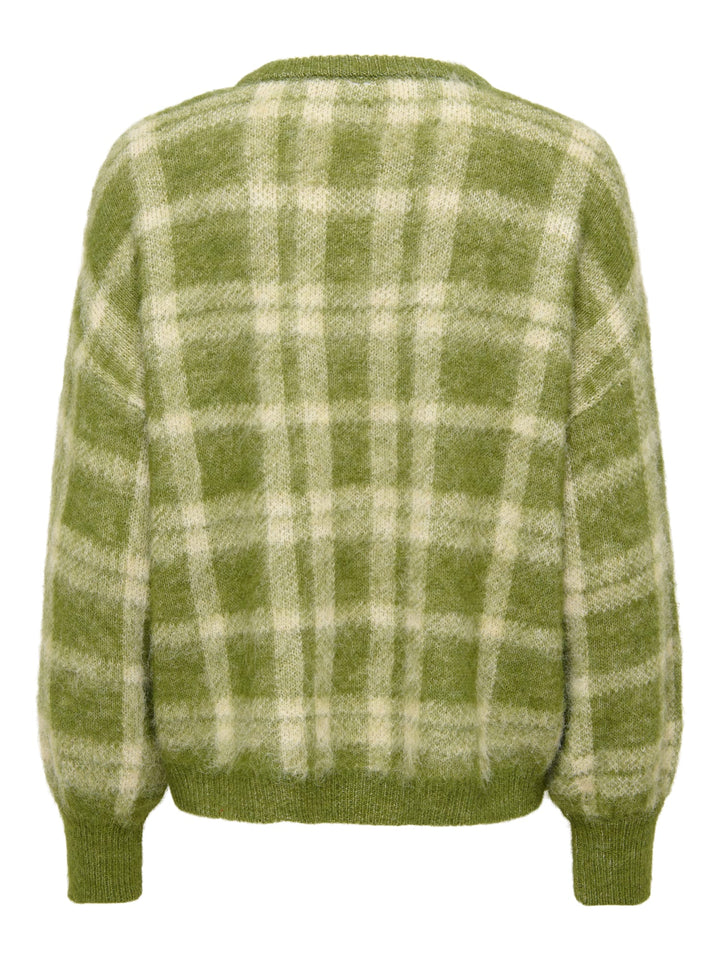 Only 15353226 Noeme trui groen dessin – dames