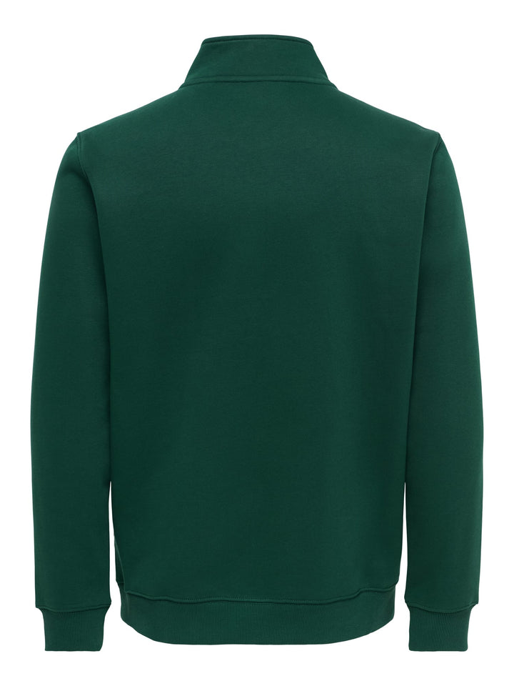 ONLY &amp; SONS 22040041 Connor sweater donkergroen – heren