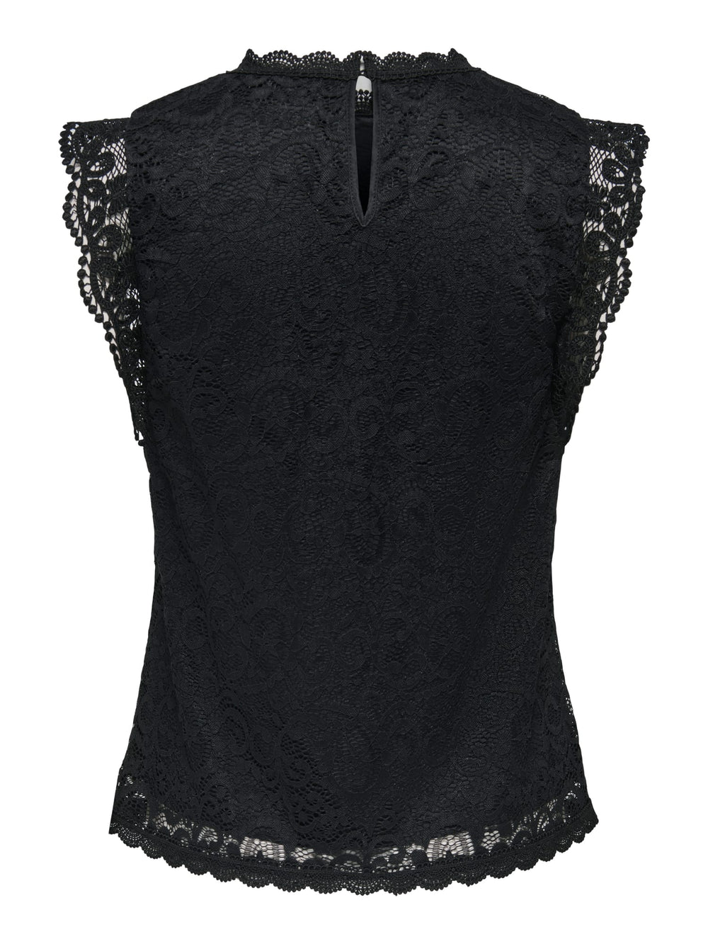 Jacqueline de Yong JDYLOTAS S/L Lace Top zwart dessin – dames