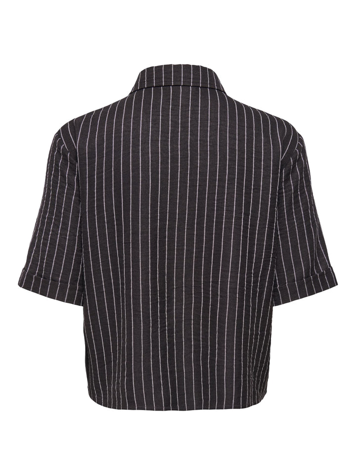 Jacqueline de Yong blouse k/m bruin dessin – dames