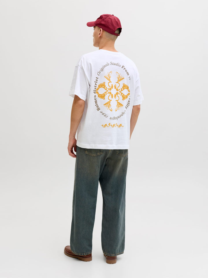 Jack & Jones Montauk T-shirt heren – off-white