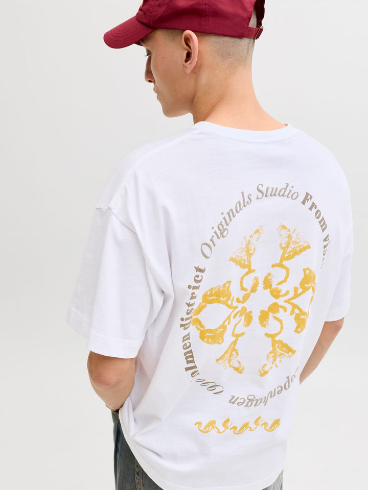 Jack & Jones Montauk T-shirt heren – off-white