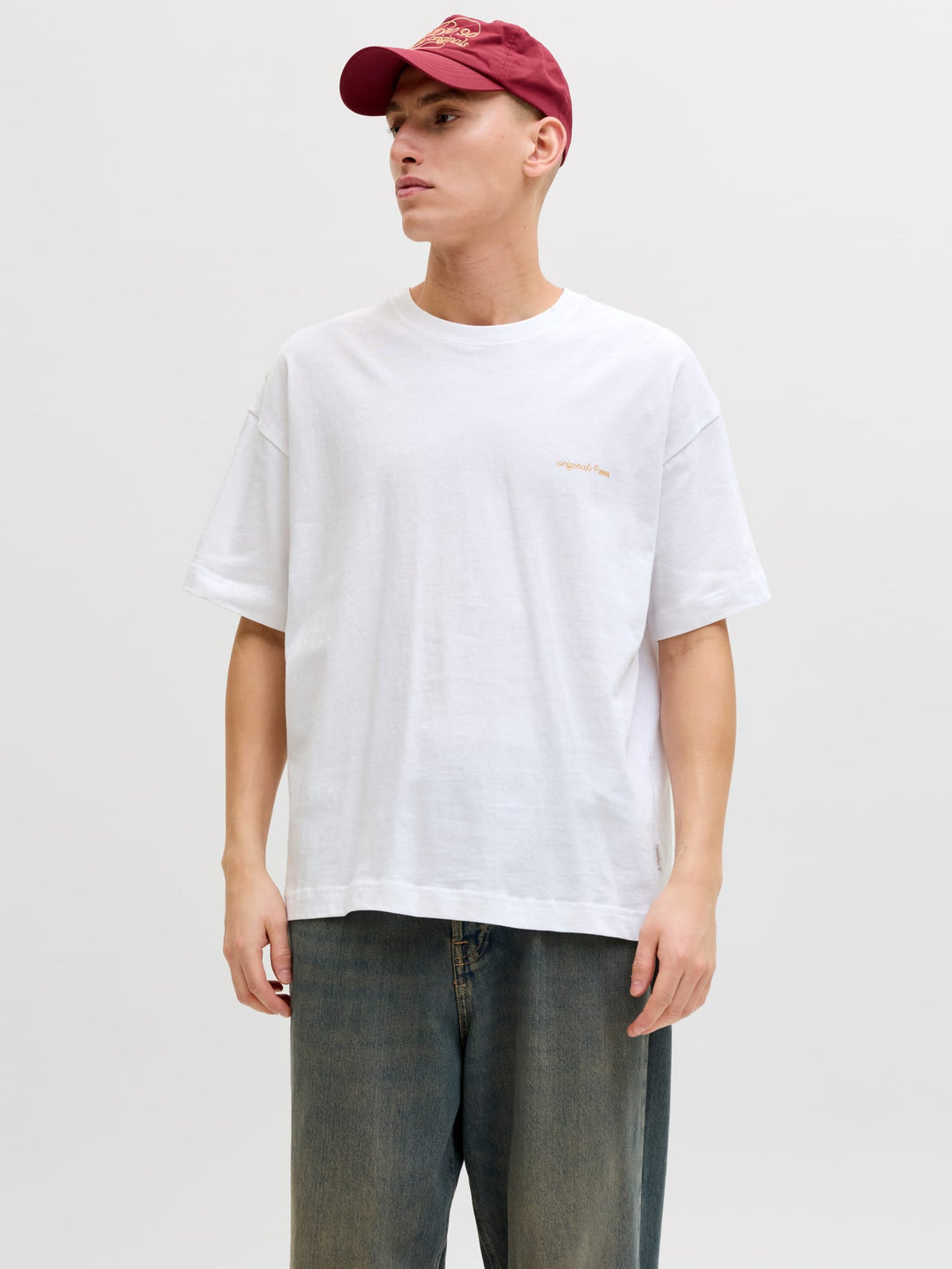 Jack & Jones Montauk T-shirt heren – off-white