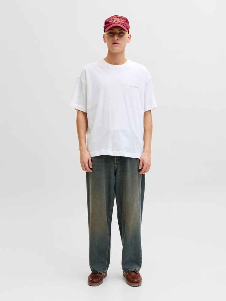 Jack & Jones Montauk T-shirt heren – off-white