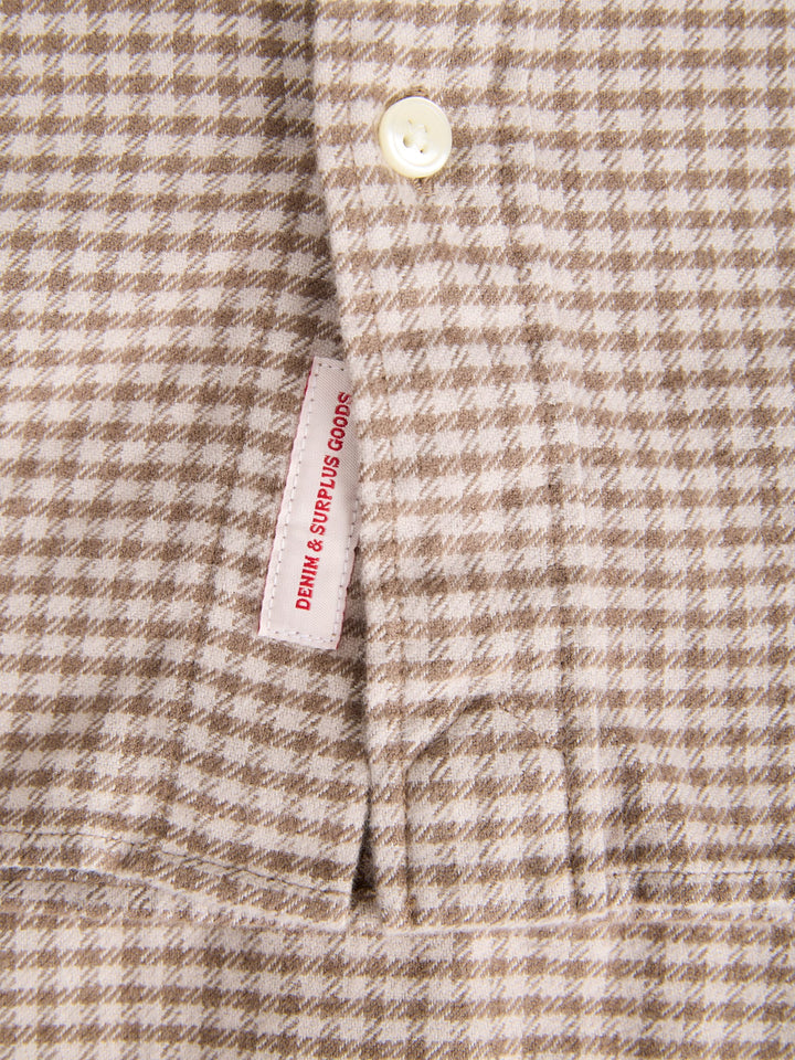 Jack &amp; Jones 12305791 Stanley overhemd l/m zand dessin – heren