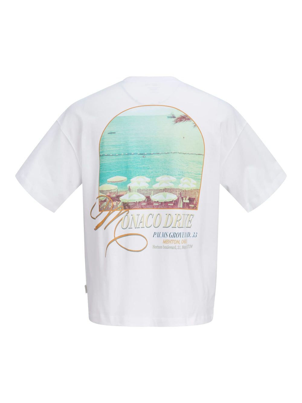 Jack & Jones Sanremo t-shirt off-white – heren
