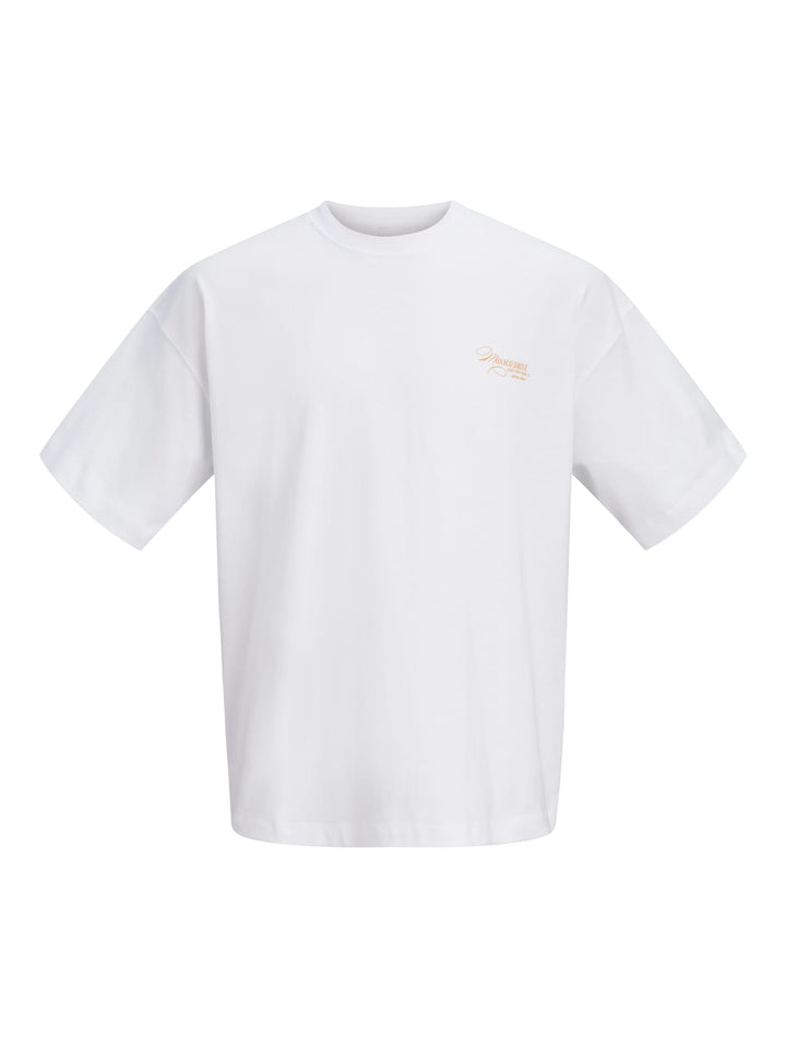 Jack & Jones Sanremo t-shirt off-white – heren