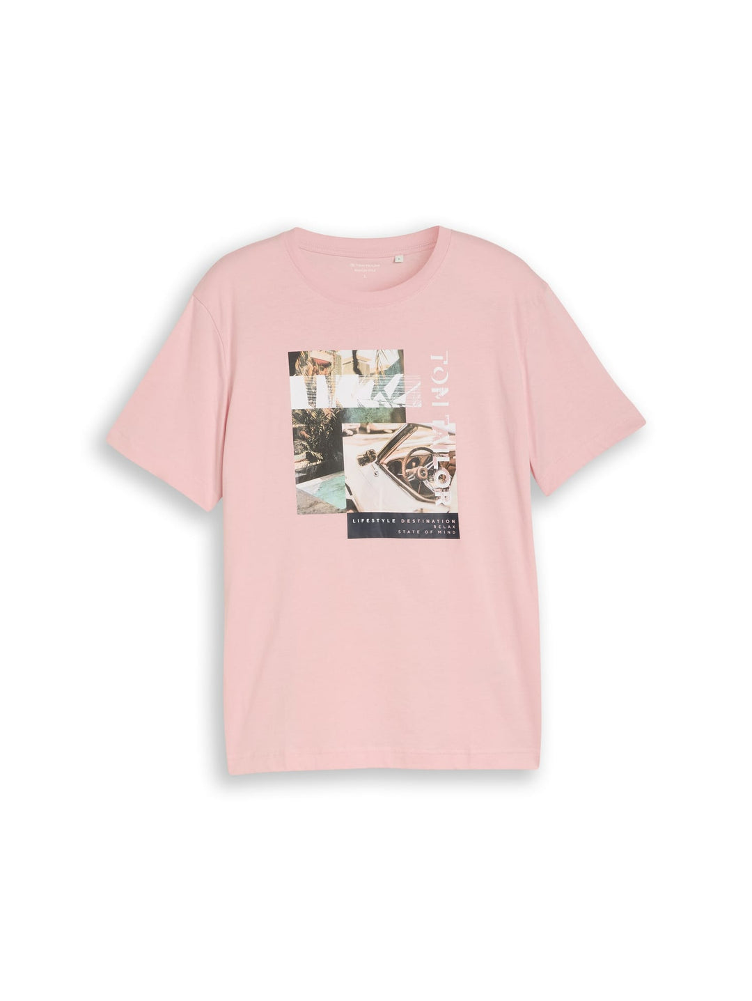 Tom Tailor T-shirt licht roze – heren