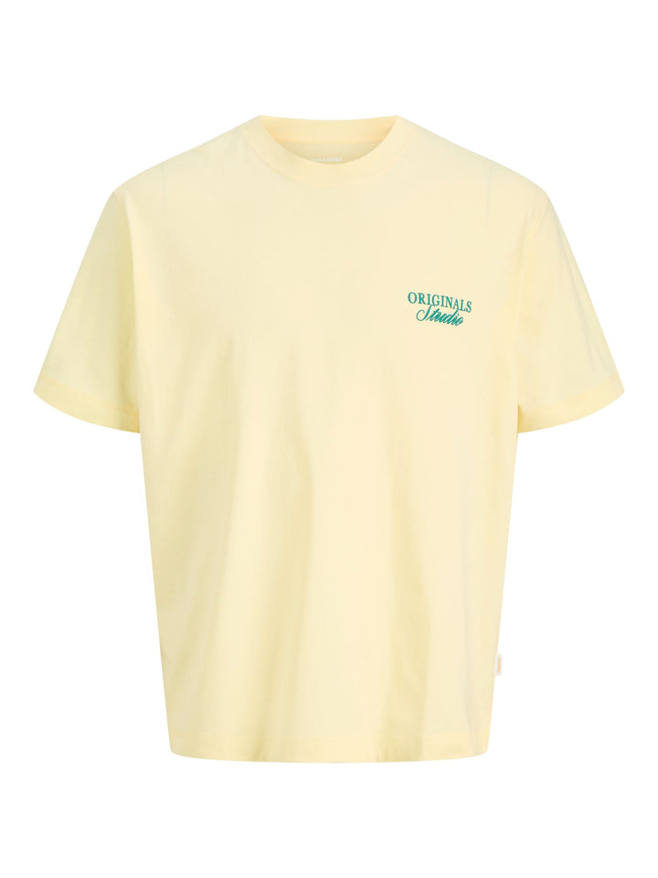 Jack & Jones Kids T-shirt licht geel – jongens