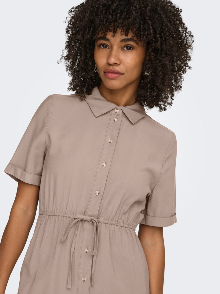 Only 15364144 Aris jurk maxi taupe – dames