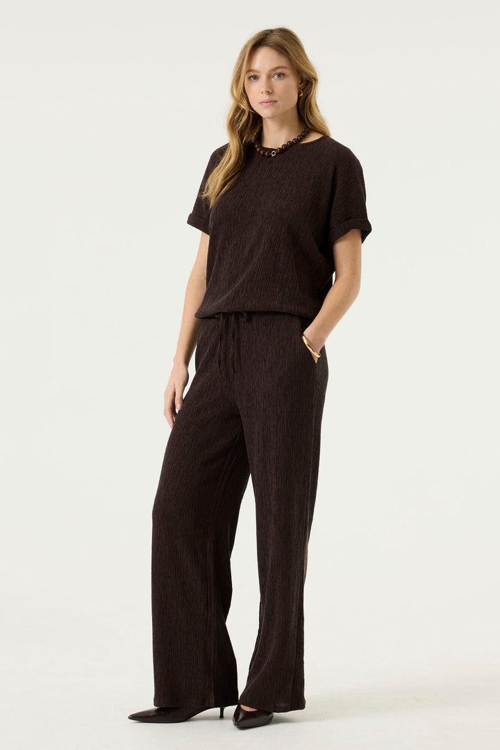 Garcia woman Z0067 lange broek bruin