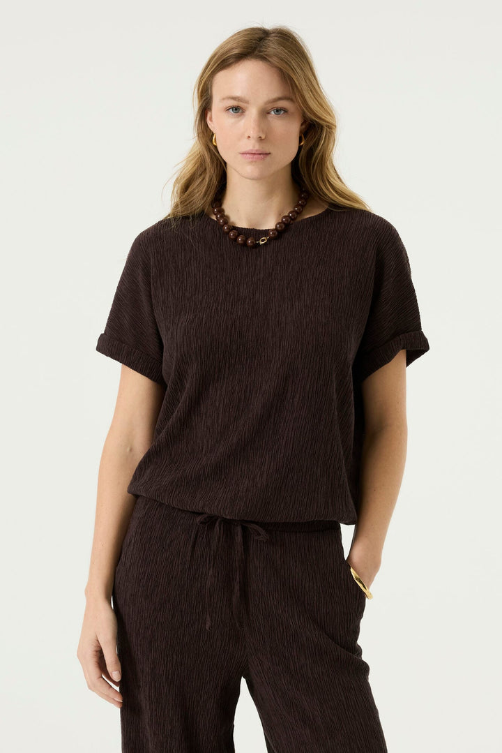 Garcia woman Z0073 top k/m bruin – dames