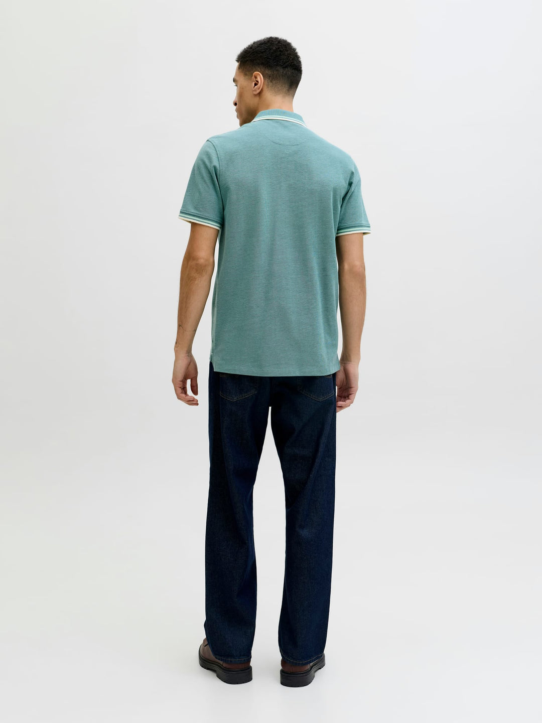 Jack & Jones polo k/m oud groen – heren
