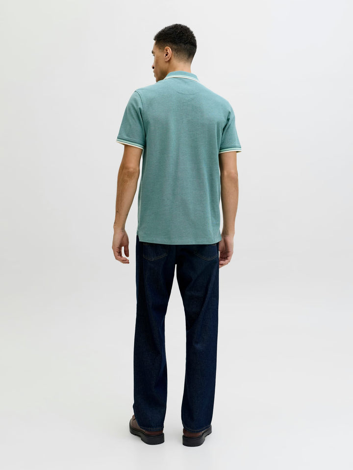 Jack & Jones polo k/m oud groen – heren