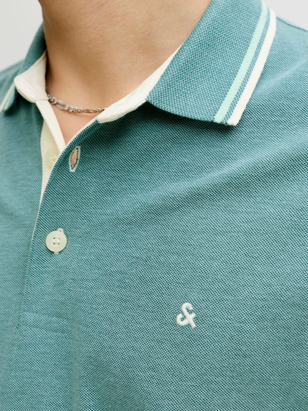Jack & Jones polo k/m oud groen – heren