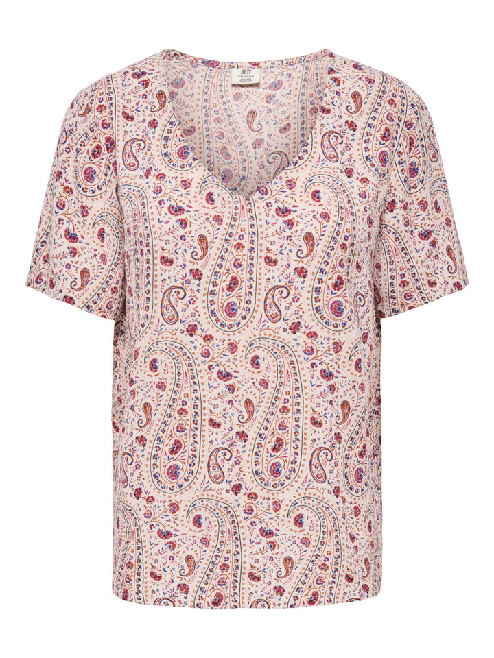 Jacqueline de Yong Gaby top ecru dessin – dames