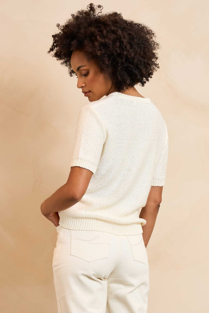 Lofty Manner Top Tilia - zilverkleurige dames top