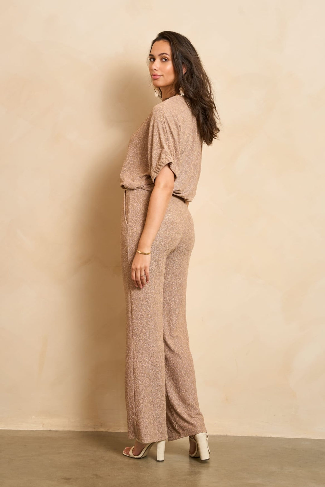Lofty Manner RC40 Trouser Savy – lange broek dames taupe
