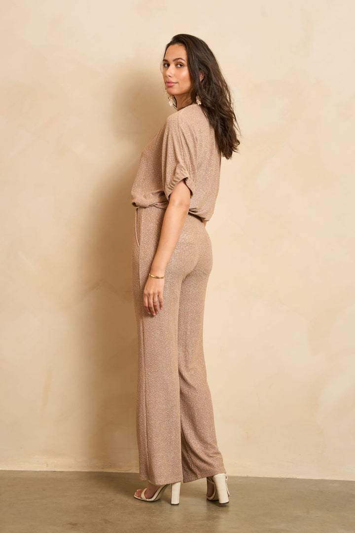 Lofty Manner RC40 Trouser Savy – lange broek dames taupe