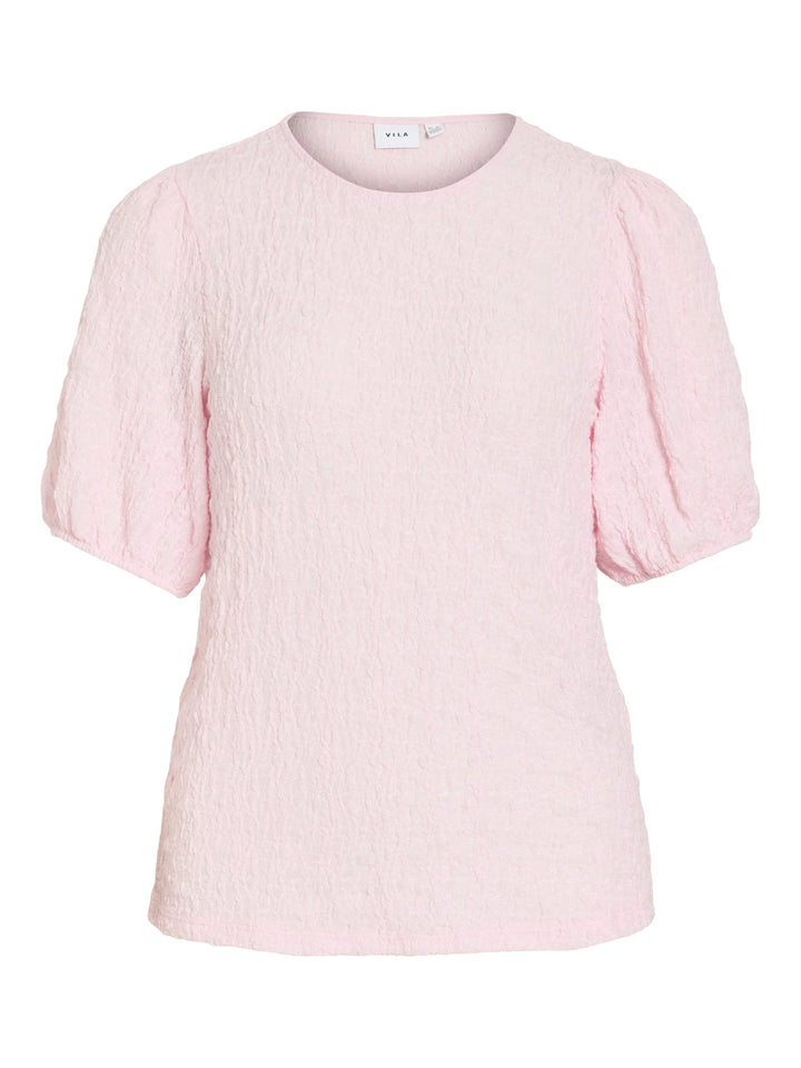 Vila 14111805 Fall t-shirt licht roze – dames