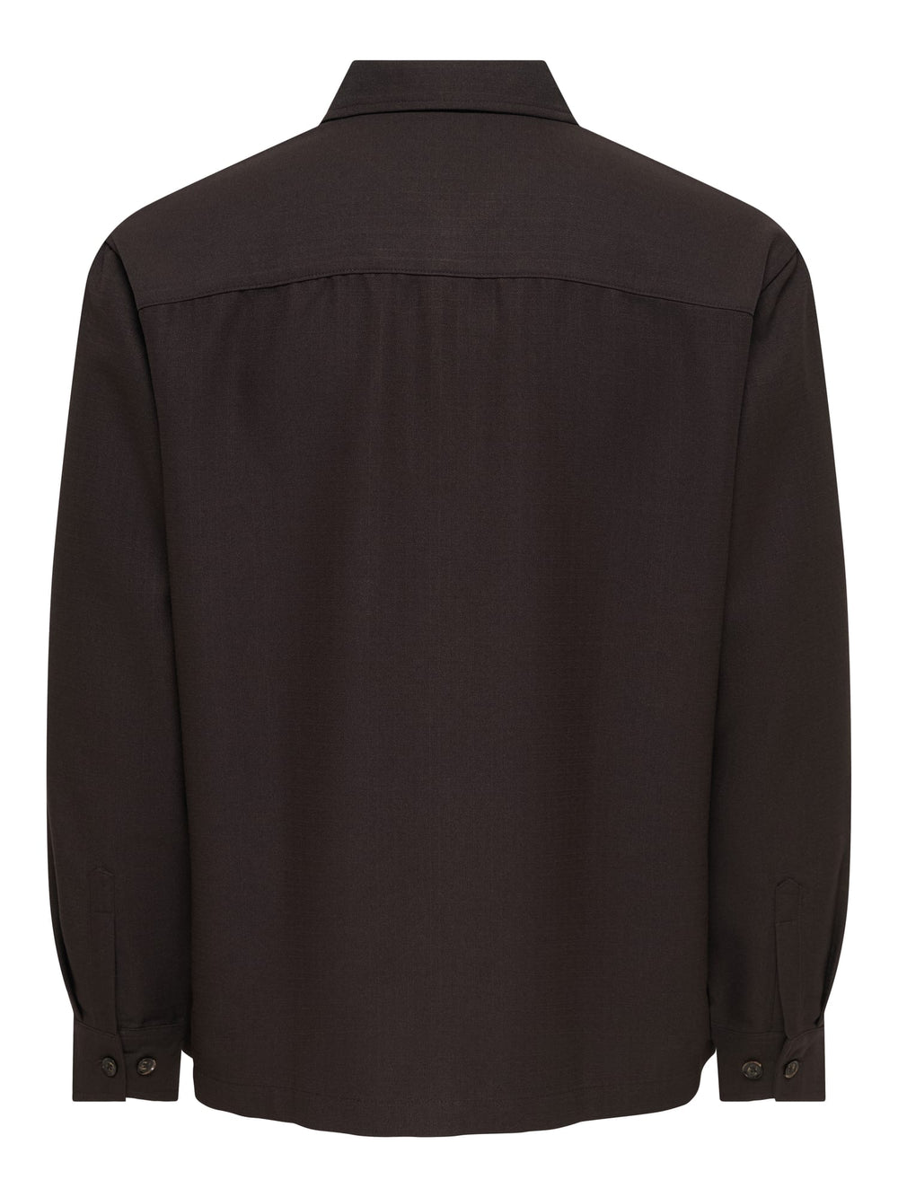 ONLY & SONS 22040261 Hansi overhemd l/m bruin – heren