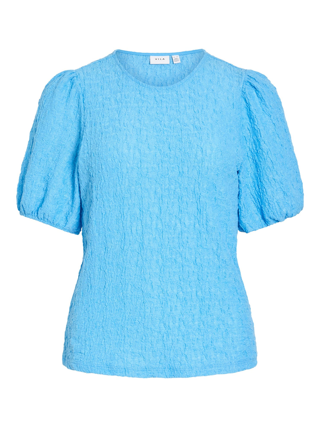 Vila VIFALL O-NECK 2/4 TOP lichtblauw – dames